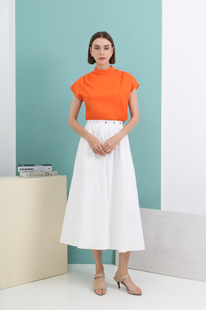 Mirella Structured Two-piece Midi Dress