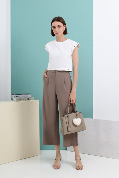 Mirella Structured Two-piece Midi Dress