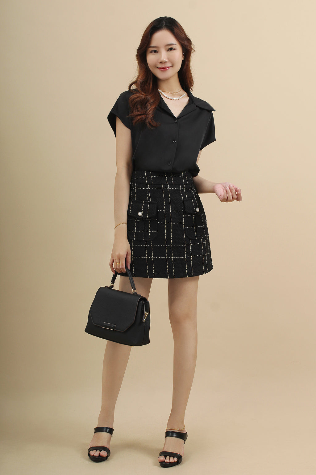Tweed Mini Skirt