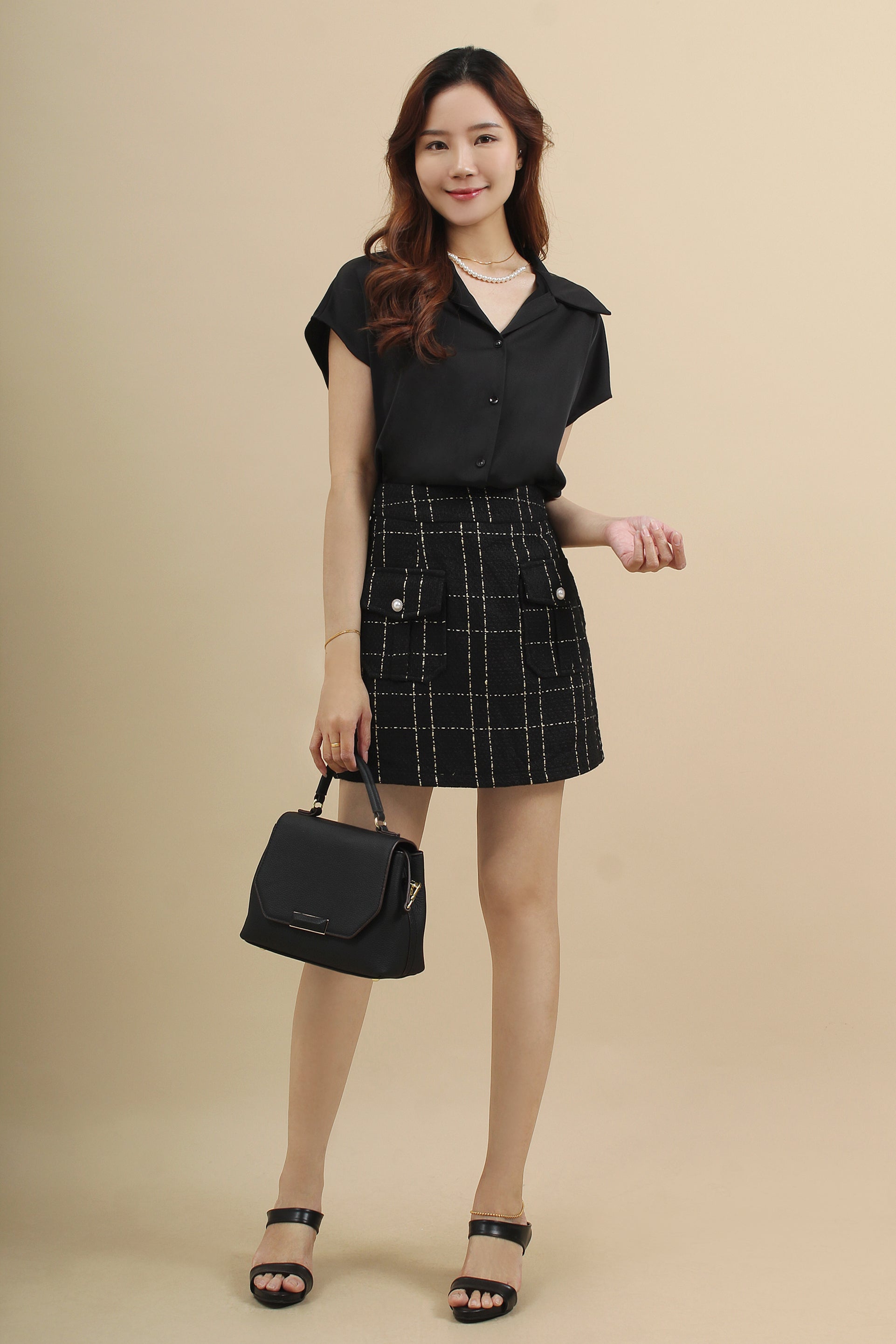 Tweed Mini Skirt