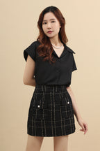 Tweed Mini Skirt