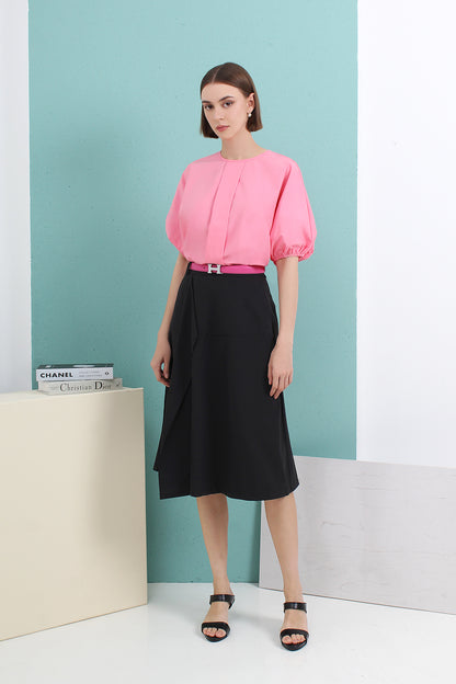 Flare Midi Skirt