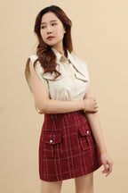 Tweed Mini Skirt