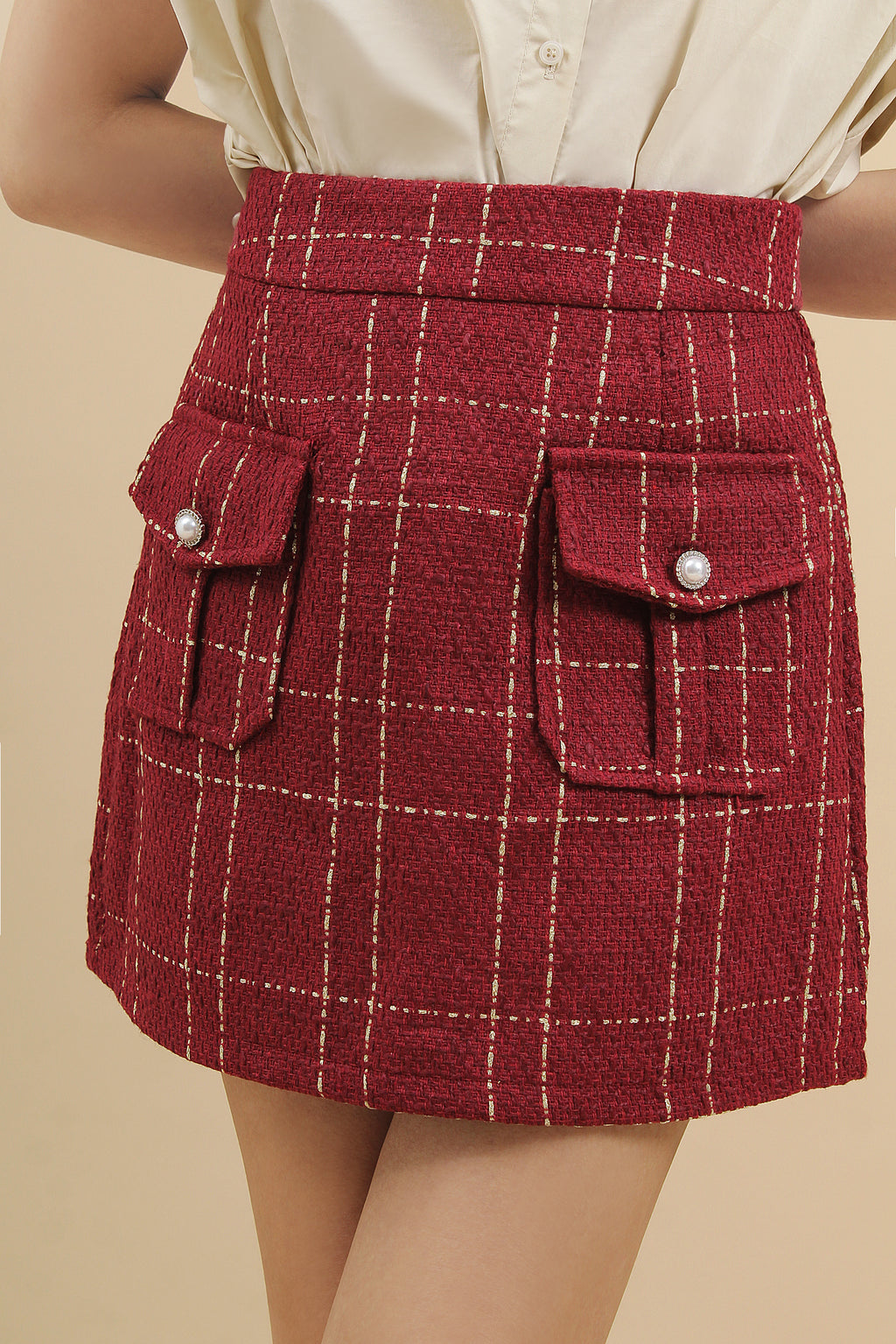 Tweed Mini Skirt