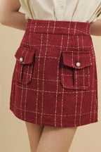 Tweed Mini Skirt