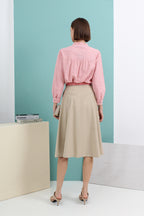Flare Midi Skirt