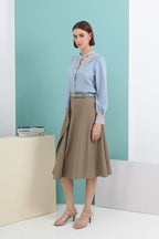 Flare Midi Skirt