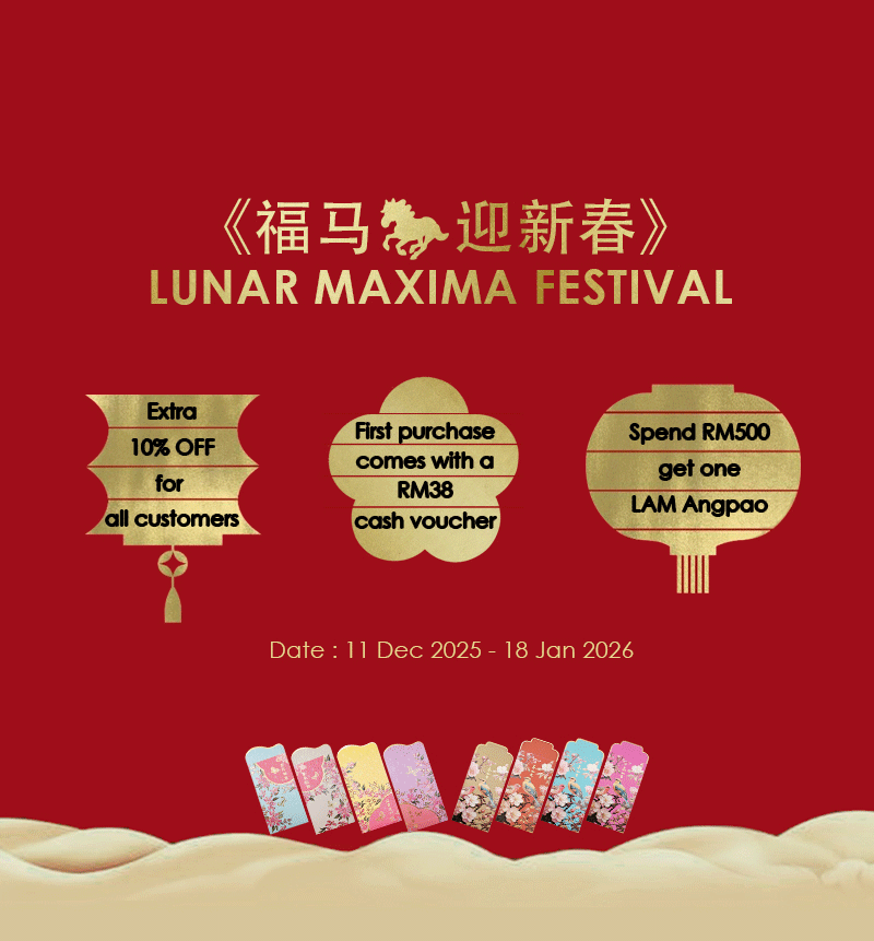 Get Extra 10% off and first purchase gets rm38 voucher