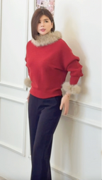 Faux Fur Sweater (Free size) FB LIVE PO
