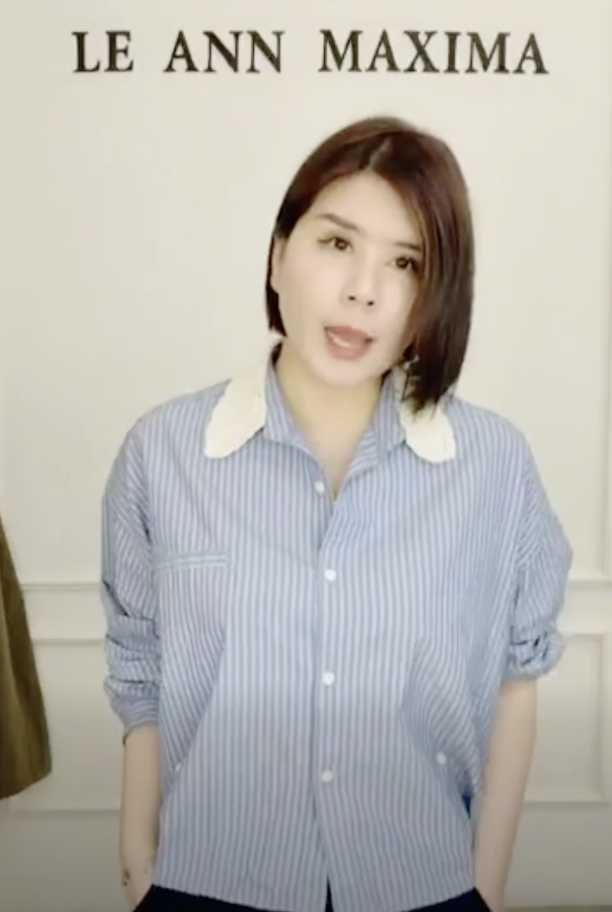 Collar Top Blue Stripes (Pre-order item)