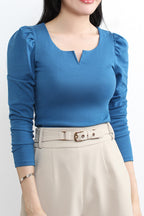 Square V Neck Top