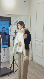Faux Fur Sweater (Free size) FB LIVE PO