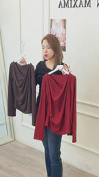 Ellie Draped Top FB LIVE PO