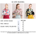 Qing Tian Satin Cheongsam Blouse