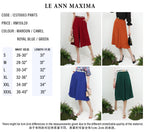 Chiffon Flare Wide Leg Pants