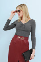 Cotton Ribbed Top