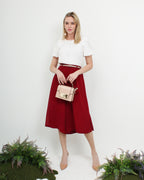 Chiffon Flare Wide Leg Pants