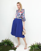 Chiffon Flare Wide Leg Pants