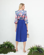 Chiffon Flare Wide Leg Pants