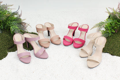 (Pre-Order) Classic Pumps Double Straps Heels