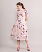 Lan Ya Frog Button Mandarin Collar Dress