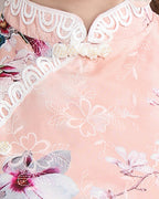 Lan Ya Frog Button Mandarin Collar Dress