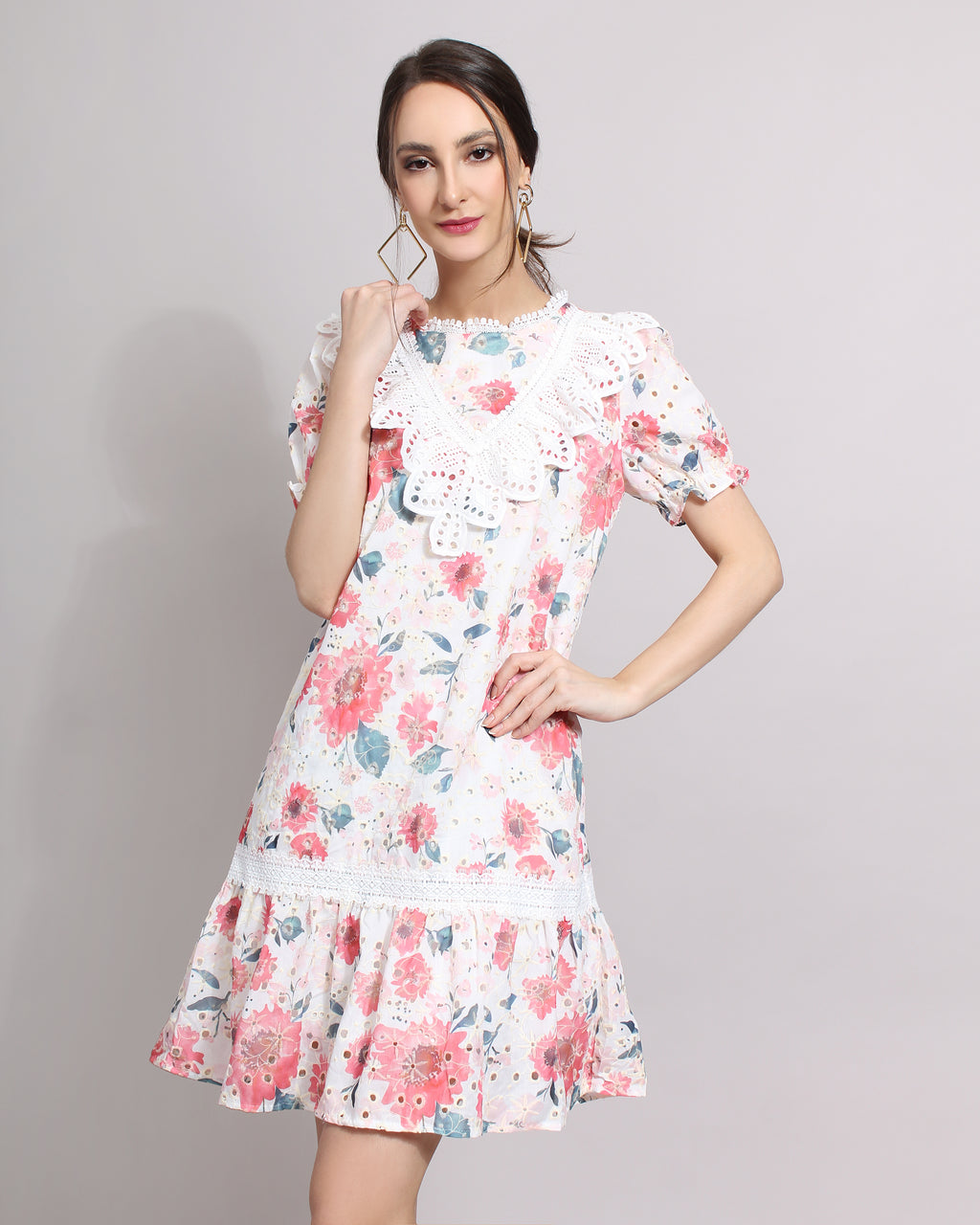 Lisa Eyelet Dress