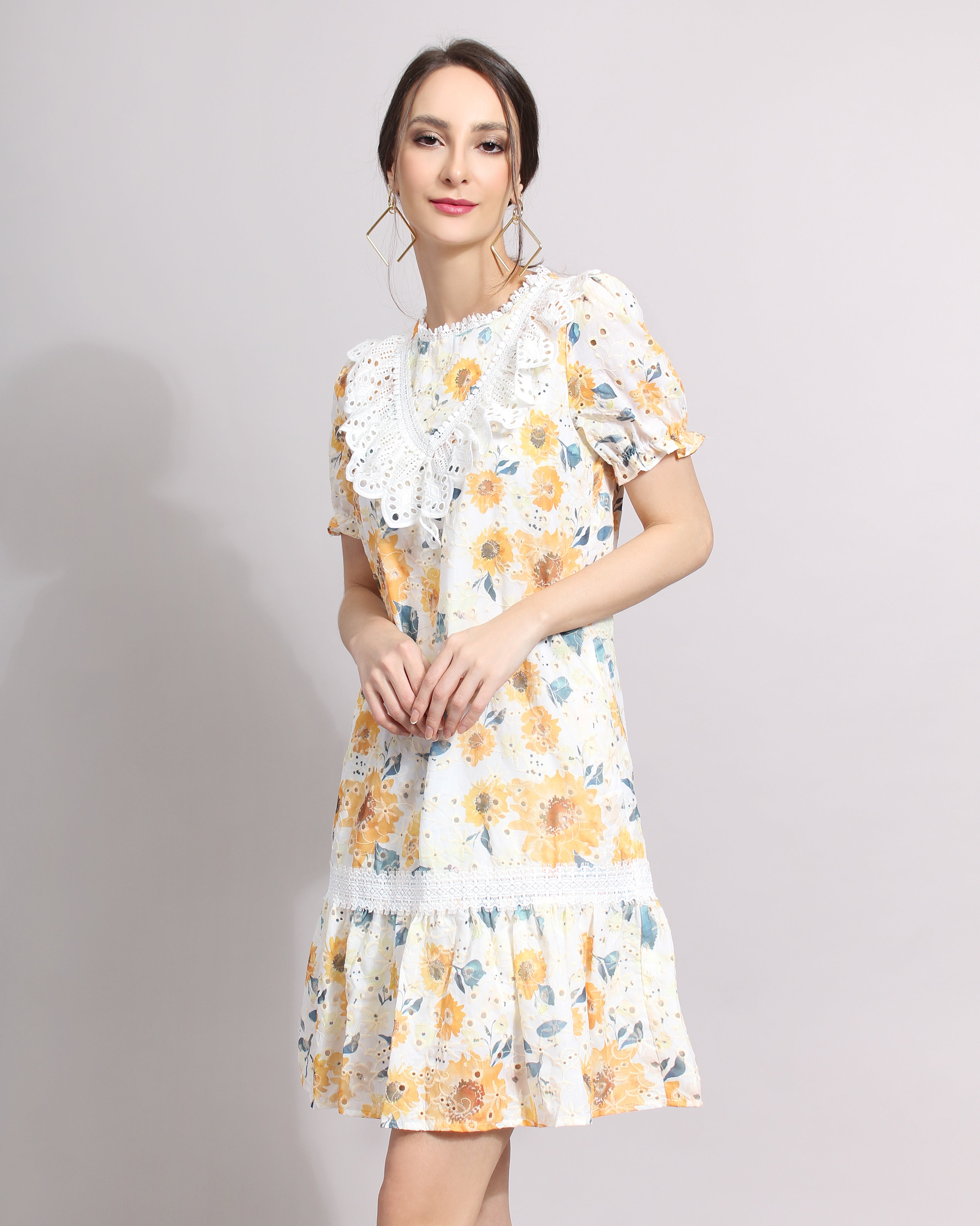 Lisa Eyelet Dress