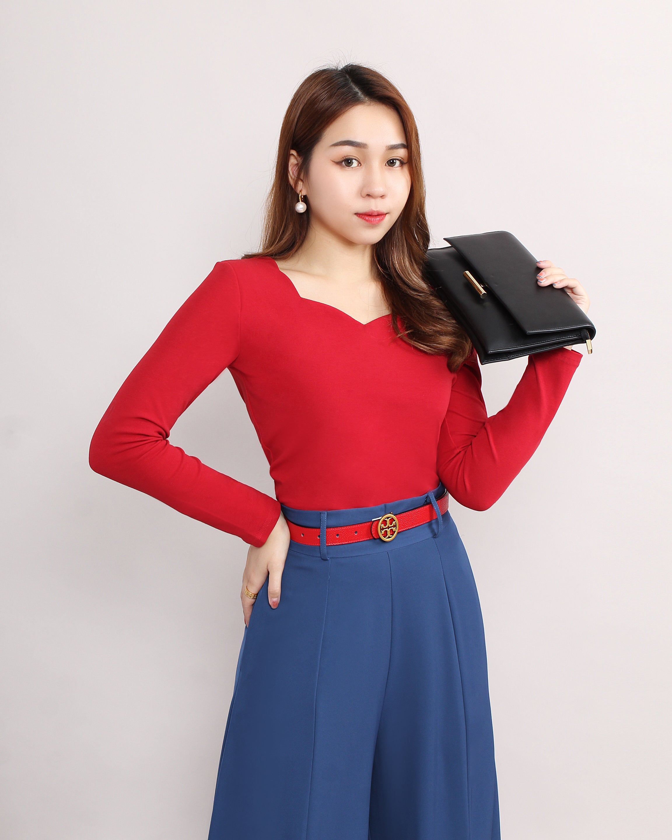 Heart Neckline Top