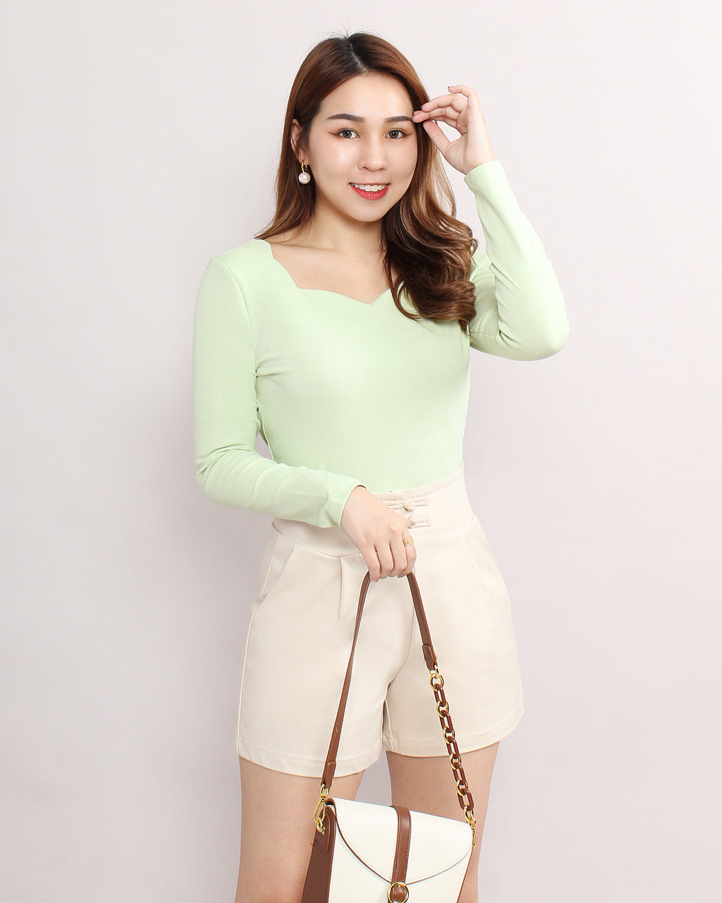 Heart Neckline Top
