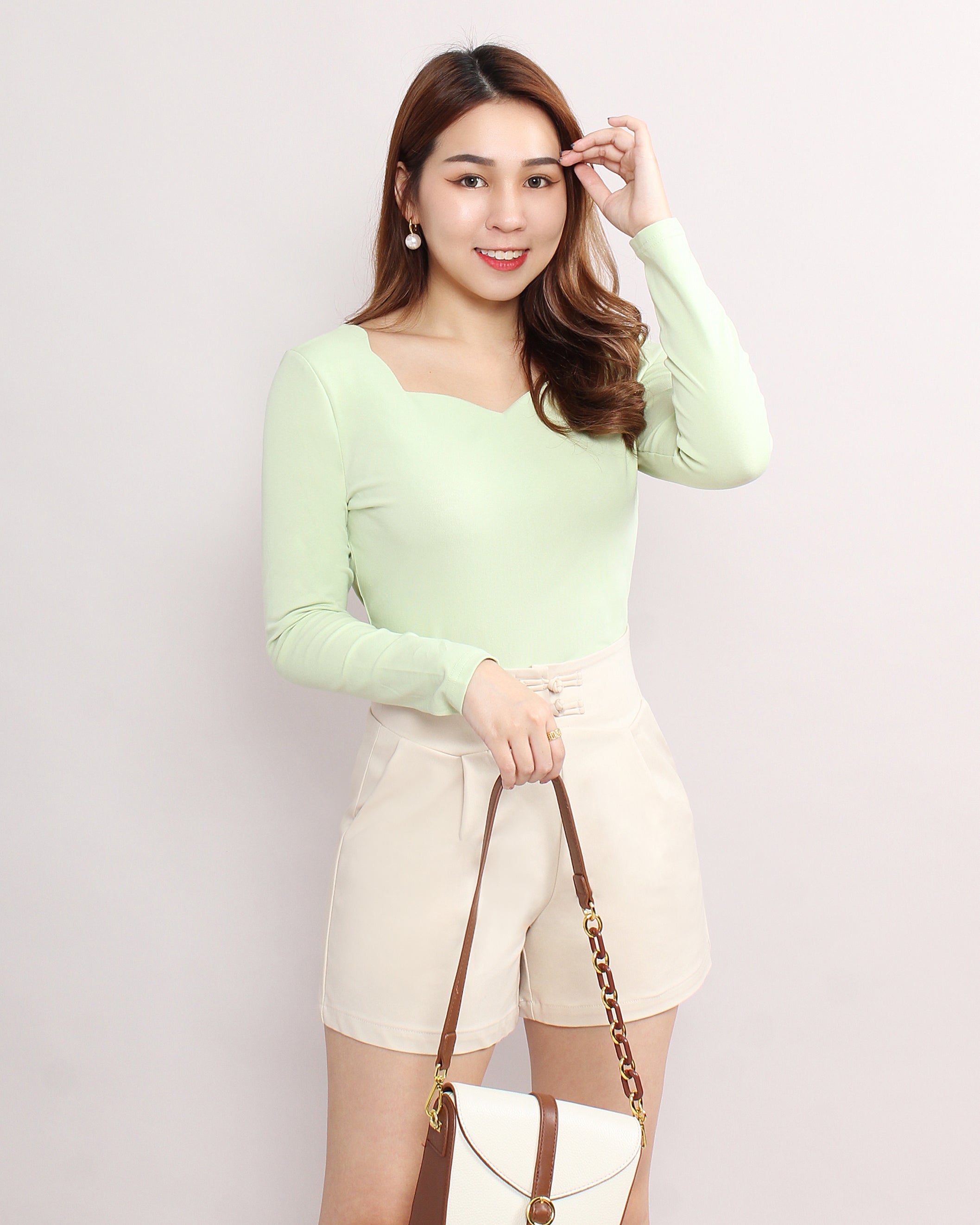 Heart Neckline Top