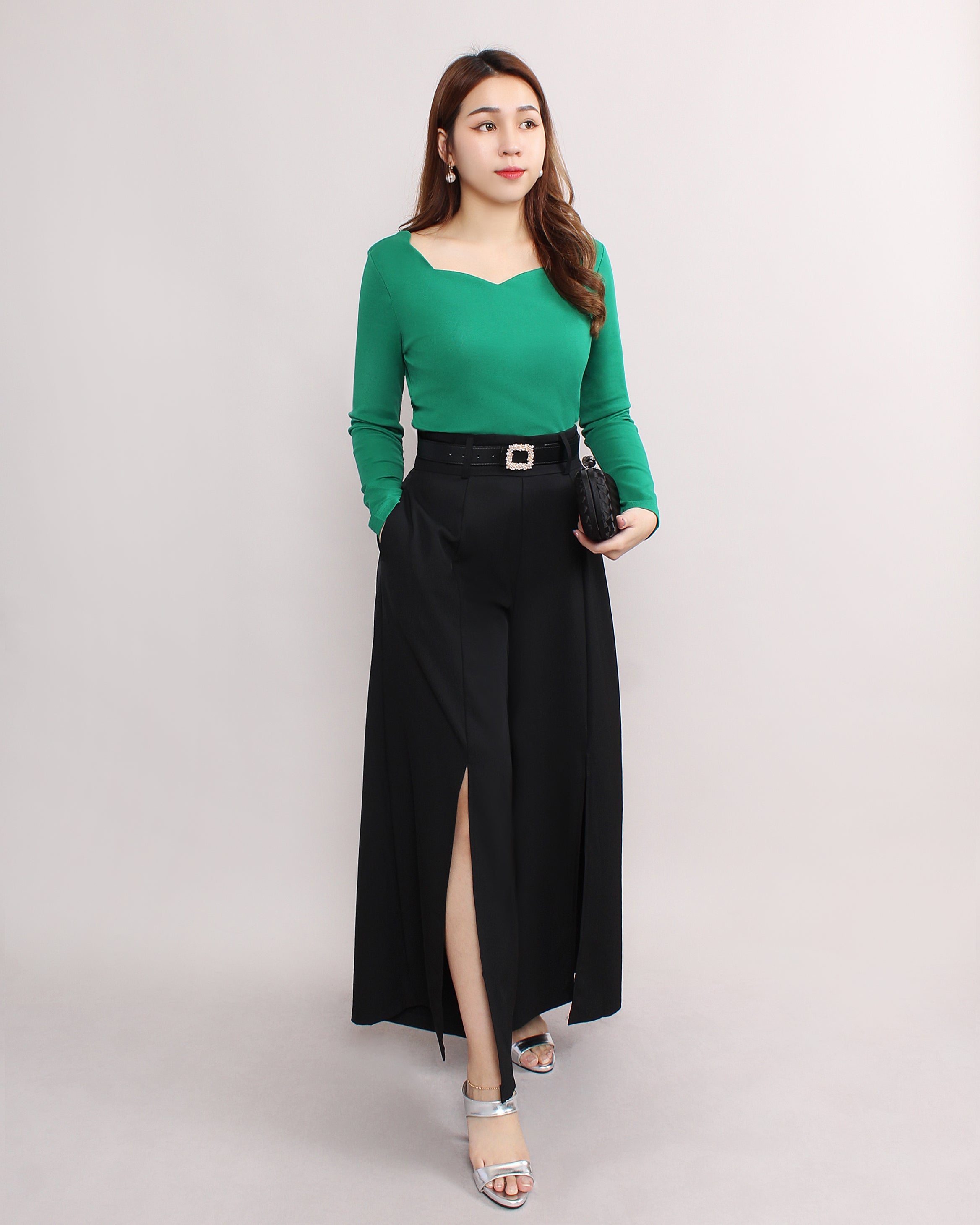Heart Neckline Top