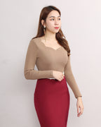 Heart Neckline Top