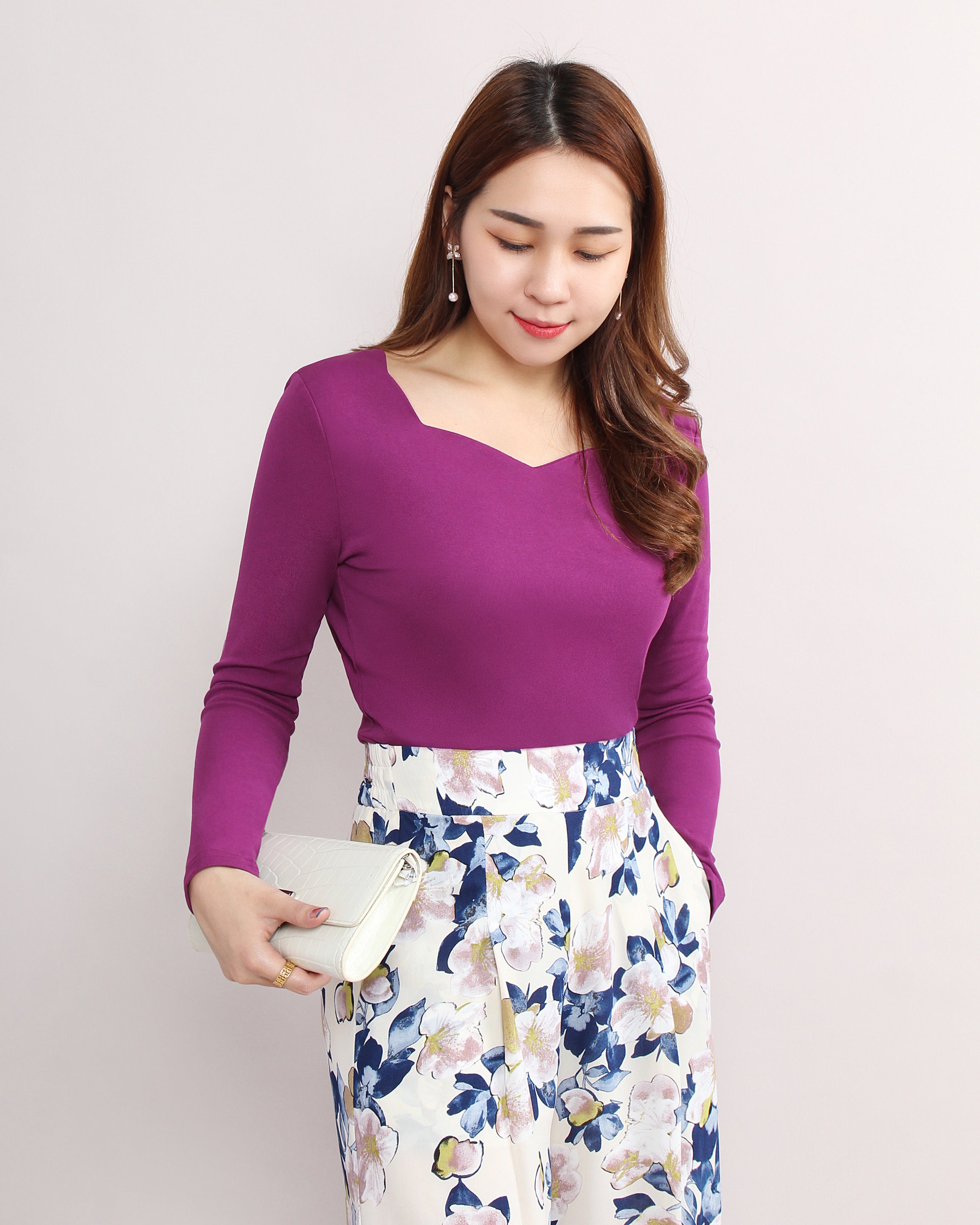 Heart Neckline Top