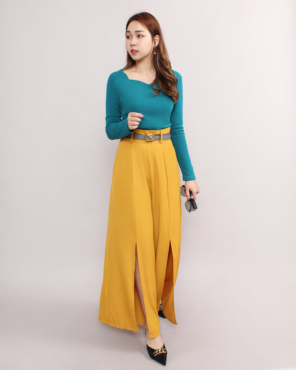 Heart Neckline Top