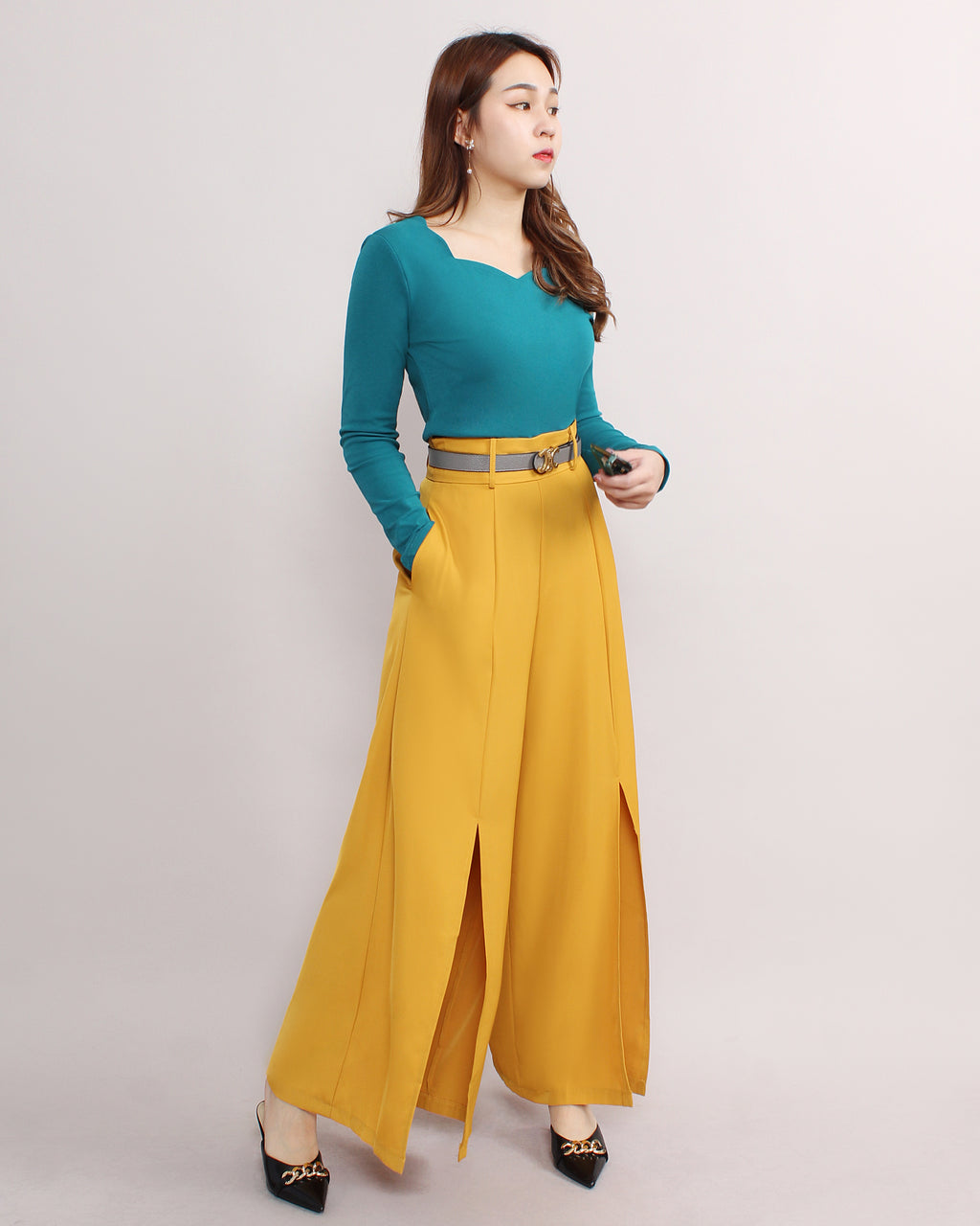 Heart Neckline Top