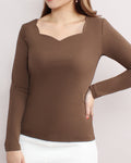 Heart Neckline Top