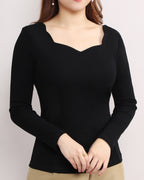 Heart Neckline Top