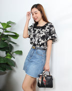 Simi Lace Puff Sleeve Blouse