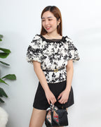 Simi Lace Puff Sleeve Blouse