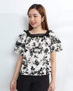 Simi Lace Puff Sleeve Blouse