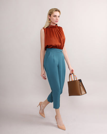 Saoirse Pleated Tapered Pants