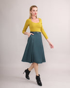 Pleated Skirt [FREE Leather Belt]