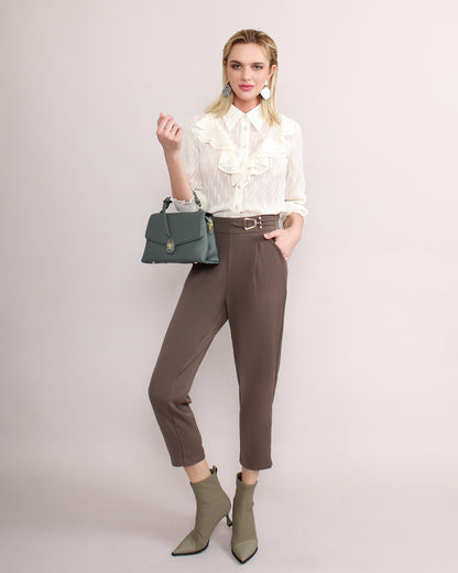 Saoirse Pleated Tapered Pants