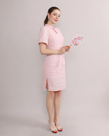 Orla Modern Qi Pao Mandarin Collar Keyhole Dress